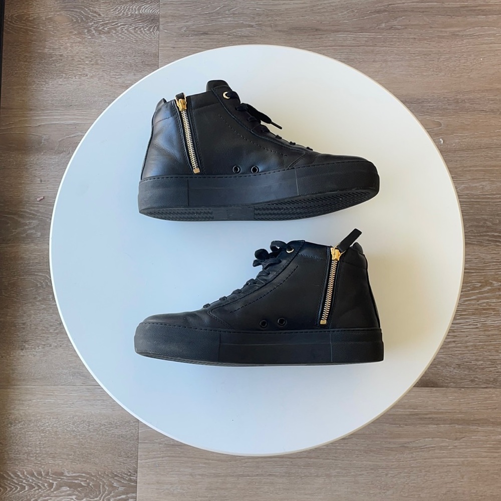 WANT LES ESSENTIELS - LALIBELA MID LEATHER SNEAKER